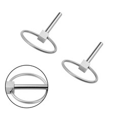 Remorque chariot canoë dériveur 4,5 mm acier inoxydable léger argent 316