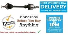 Drive Shaft Front Left Fits RENAULT MEGANE 1.6 E85 BIOETHANOL MK2 2002 to 2009