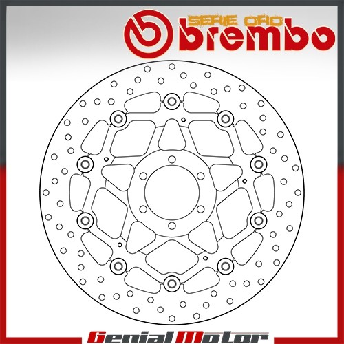 Disque frein flottant - disque, brembo