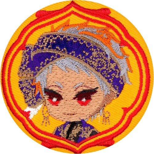 Bouton broderie kalim - de,