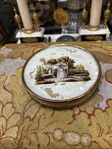Ancienne grande boite - ancienne, ronde