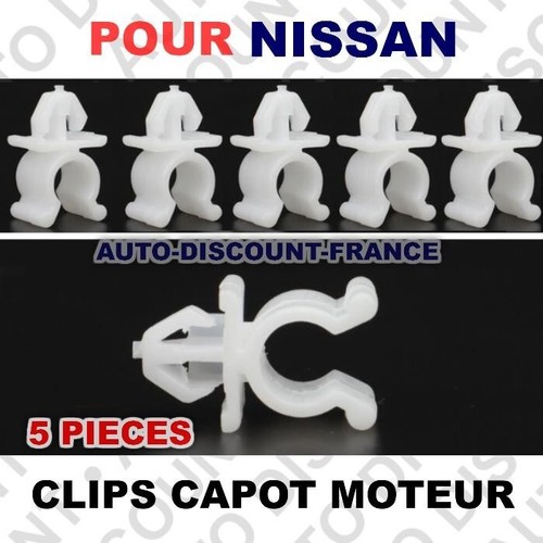 Clips attache barre capot - clips,