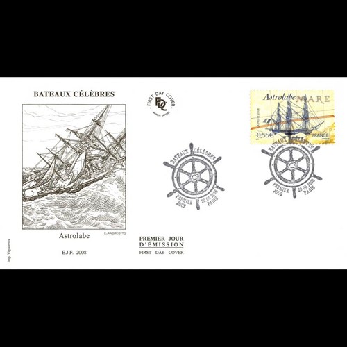 Fdc les bateaux célèbres - -,