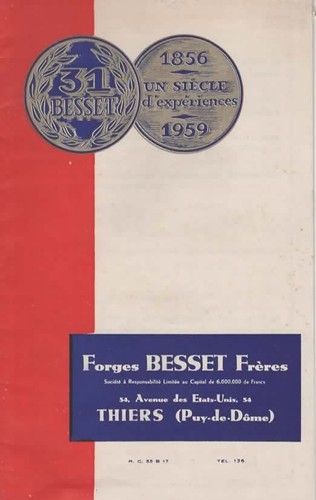 Catalogue 1959 besset à - -,