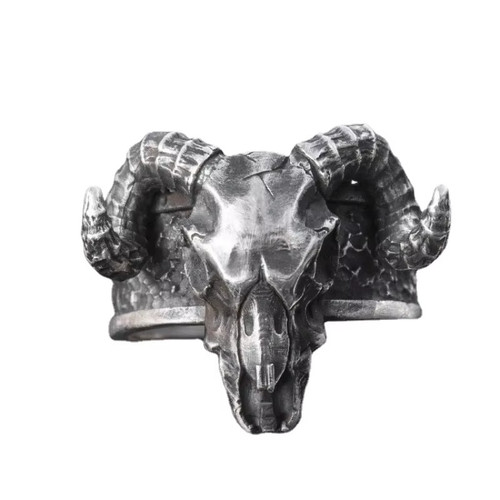 Bague tete mort chevaliere - mort,