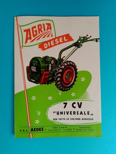 Brochure vintage motoculteur - vintage,