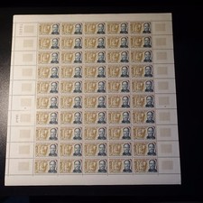 FEUILLE SHEET TIMBRE MINISTRE