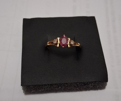 Bague carats rubis fin - or,