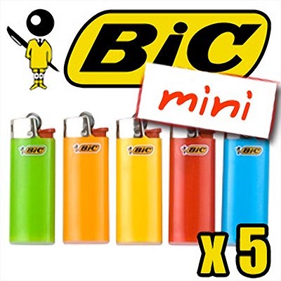 Briquet bic mini color - mini, x5
