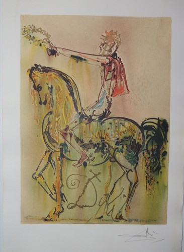 Salvador dali les - dali, chevaux