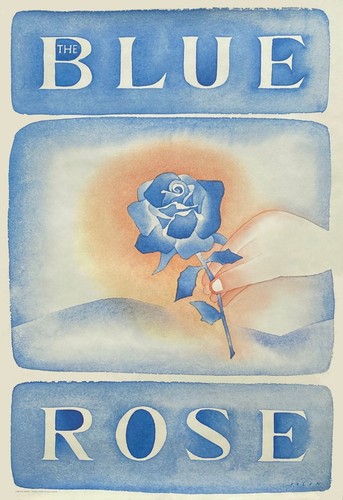 Jean michel folon affiche - affiche, blue