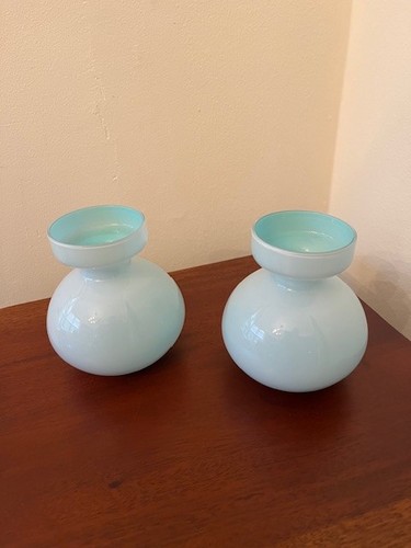 Art glass bud vases - art,