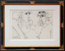 Roger SOMVILLE (1923-2014) Illustration pour Une vie - Original signed work