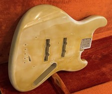 1966 Fender Jazz Bass American Vintage II Olympic White Aged Relic 2023 Body