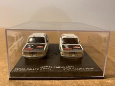 LOT OF 2 SIMCA 1000 RALLYE 2 1977 MONTECARLO 2011 1/43 AG A11 MOUNTED KITS