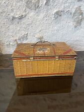 DUCASSE & GUIBAL - Nantes - Antique lithographed canvas box trunk shape
