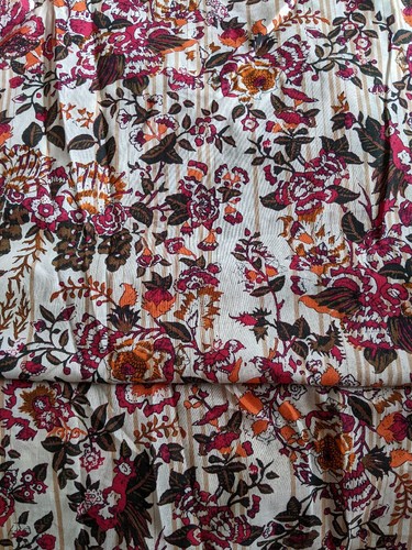 Coupe tissu coton rayures - coton, et