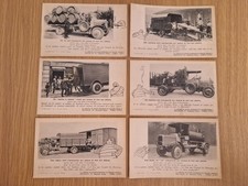 Série de 7 cartes postales