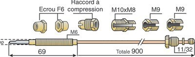 Thermocouple raccords - thermocouple,
