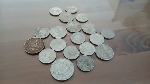 Pieces monnaie belge - de,