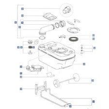 Bouton ventilation complet pour cassette de WC séries C200 C20OCS C200CW C2 C...