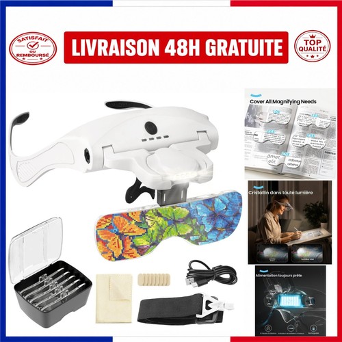 Artdot loupe frontale led 5x - artdot,