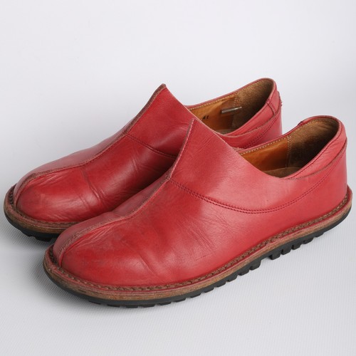 Trippen leather red shoes - leather,