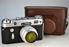 1963 EXPORT USSR "ZORKI 6" rangefinder camera + INDUSTAR-50 M39 LENS f3.5/50 (3)