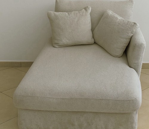 Grande meridienne lin naturel - meridienne-,