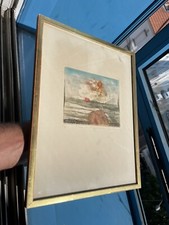 Rene Carcan French Aquatint Etching Gilt Framed Nr2/2