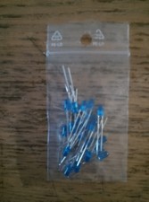 lot 20 diodes led 3mm bleu
