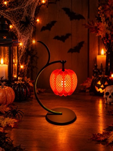 Lampe table citrouille - lampe,