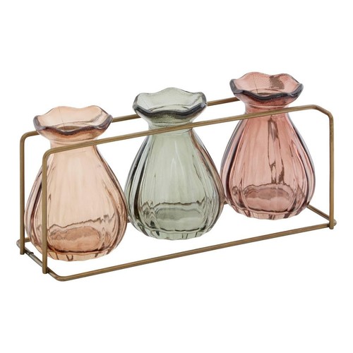 Soliflore triple verre - soliflore,