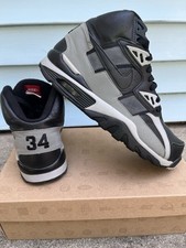 Nike Air Trainer SC High Raiders #34 Bo Jackson Size 9 Black Shoes 2009 Rare