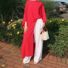 Femme Dubaï Kaftan Manche