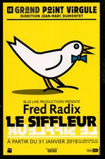advertising card show FRED RADIX LE PIFFLEUR, Grand Point Commule, 2018