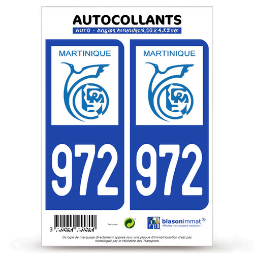 Stickers autocollant plaque - 2,