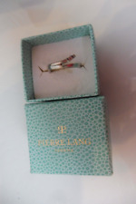 Bague Pierre Lang, Belle Bague Argentée Avec Pierres, Taille 57 (VIII)