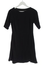 ZARA BASIC Robe à manches courtes Dames Robe T EU 36 noir style décontracté