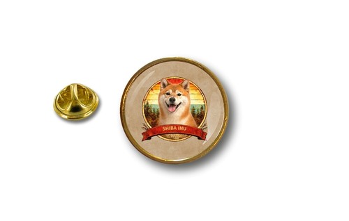Pins pin badge rond - rond, chien