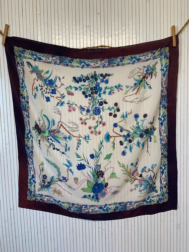 Foulard carré soie gucci - soie,