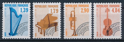 Timbre france préo 202 205 - timbre,