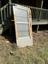 Lot 6 NOS Aluminum Doors For Patio Enclosed W Screens Porch Enclosing