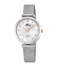 Montre lotus femme acier bracelet milanais index rose 18793/1 Prix catalogue 99€