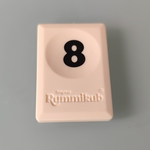 Tuile chiffre 8noir - chiffre,