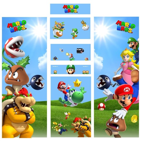Stickers mario universel pour - stickers,