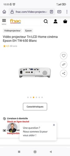 Vidéoprojecteur epson full - vidéoprojecteur,