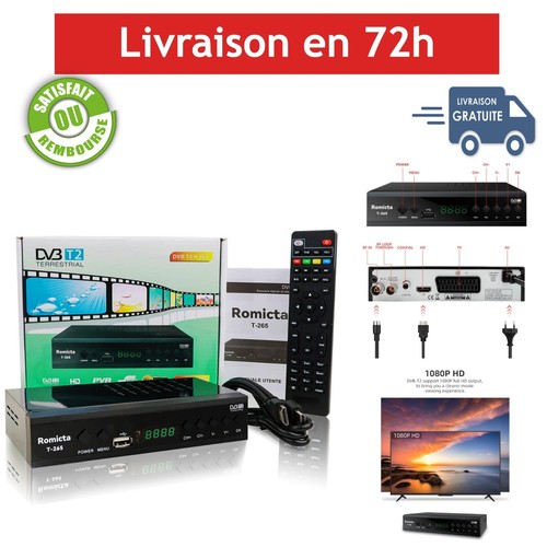 Décodeur tnt dvb h 265 - dvb-t2, h.265