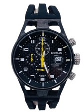 Montre Locman Montecristo Carbone Chrono 545KY/1290 41Mm Sconté Nouveau