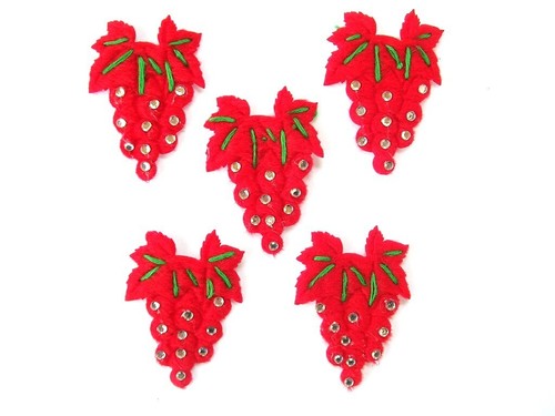 Lot appliques tissus - lot, 5